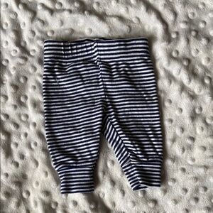 Carter's Navy and White Striped Joggers